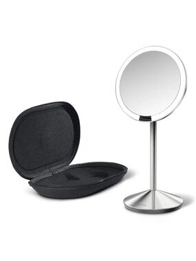 5" Mini 10x Magnification Sensor Lighted Mirror